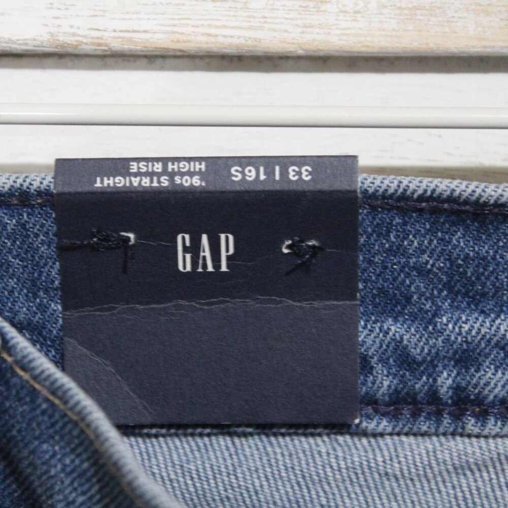 Gap 33/16 short denim jeans (1466) - Picture 5 of 12
